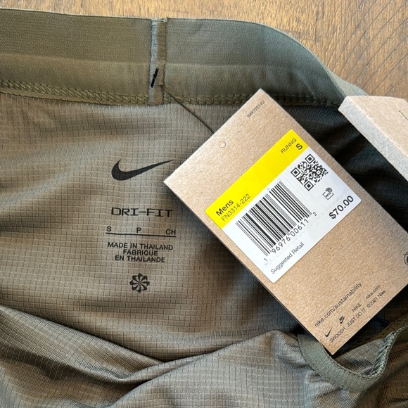 Nike Green and Brown Athletic Shorts Camouflage Design - Picture 2 of 6